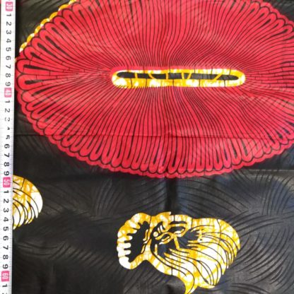 <span style="color: #ff6347; font-style: bold;">【売切】</span><br>199アフリカ布<br>ブラック＆チキン - 画像 (2)