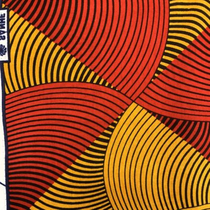 <span style="color: #ff6347; font-style: bold;">【売切】</span><br>128アフリカ布<br>レッド＆オレンジ