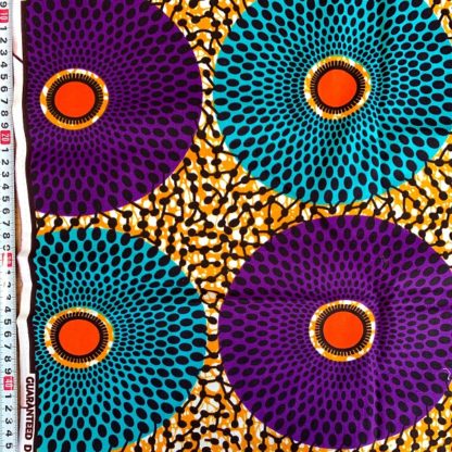 <span style="color: #ff6347; font-style: bold;">【売切】</span>05アフリカ布<br>オレンジ＆ドット