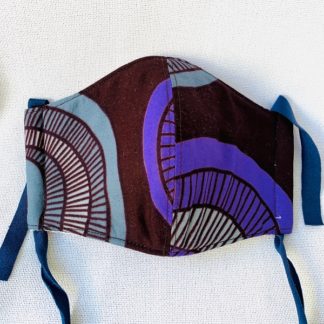 <span style="color: #ff6347; font-style: bold;">【売切】</span><br>裏地キルト<br>手作りマスク(M)<br>パープル