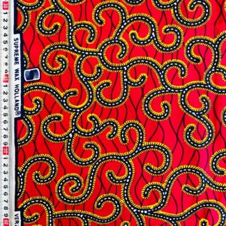 <span style="color: #ff6347; font-style: bold;">【売切】</span>73アフリカ布<br>レッド