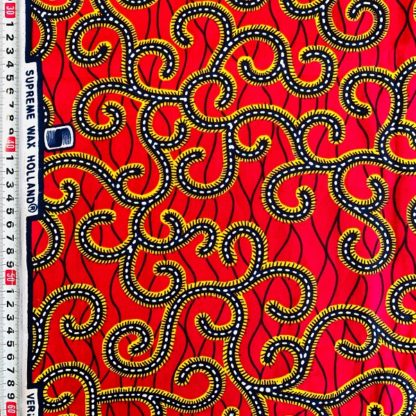 <span style="color: #ff6347; font-style: bold;">【売切】</span>73アフリカ布<br>レッド