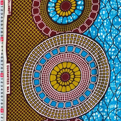 <span style="color: #ff6347; font-style: bold;">【売切】</span><br>194アフリカ布<br>ブルーサークル