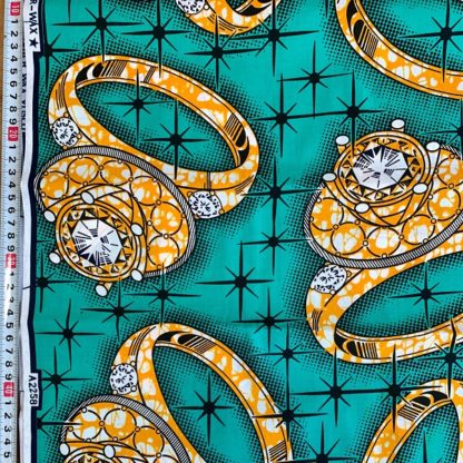 <span style="color: #ff6347; font-style: bold;">【売切】</span>96アフリカ布<br>リング