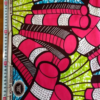 <span style="color: #ff6347; font-style: bold;">【売切】</span>81アフリカ布<br>ピンク&ブルー