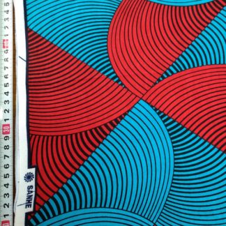 <span style="color: #ff6347; font-style: bold;">【売切】</span>88アフリカ布<br>ブルーサークル