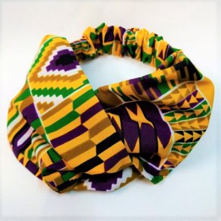 <span style="color: #ff6347; font-style: bold;">【売切】</span><br>089<br>アフリカ布の<br>ヘアバンド<br>イエロー
