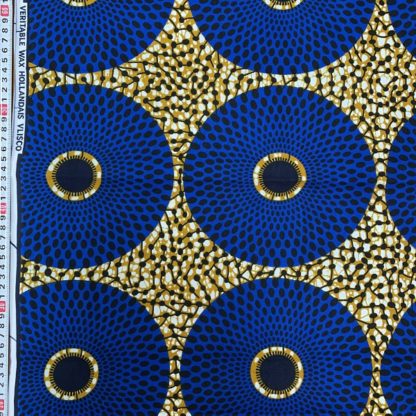 <span style="color: #ff6347; font-style: bold;">【売切】</span><br>103アフリカ布<br>ブルーサークル