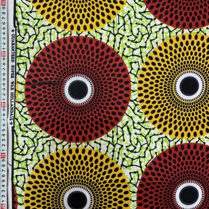 <span style="color: #ff6347; font-style: bold;">【売切】</span><br>150アフリカ布<br>レッド＆イエロー