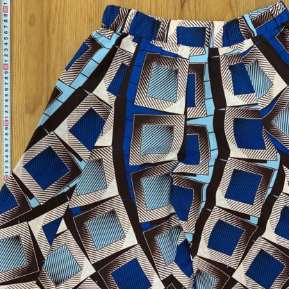 <span style="color: #ff6347; font-style: bold;">【売切】</span><br>060<br>アフリカ布の<br>フレアパンツ<br>サイズM - 画像 (2)