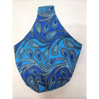 <span style="color: #ff6347; font-style: bold;">【売切】</span><br>094<br>アフリカ布の<br>肩がけバッグ<br>ブルーフェザー