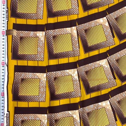 <span style="color: #ff6347; font-style: bold;">【売切】</span><br>076アフリカ布<br>イエローレクタングル