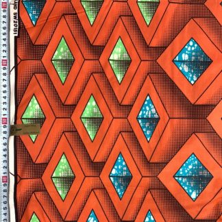 <span style="color: #ff6347; font-style: bold;">【売切】</span><br>081アフリカ布<br>レッドレクタングル