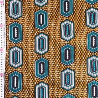 <span style="color: #ff6347; font-style: bold;">【売切】</span><br>084アフリカ布<br>ブラウンヘキサゴン