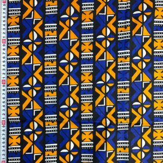 <span style="color: #ff6347; font-style: bold;">【売切】</span><br>086アフリカ布<br>オレンジ&ブルー
