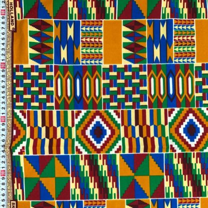 <span style="color: #ff6347; font-style: bold;">【売切】</span><br>087アフリカ布<br>ブラウン＆グリーン