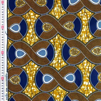 <span style="color: #ff6347; font-style: bold;">【売切】</span><br>088アフリカ布<br>ブラウン&ブルー