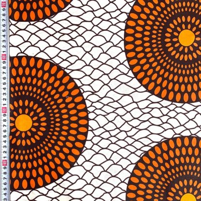 <span style="color: #ff6347; font-style: bold;">【売切】</span><br>089アフリカ布<br>オレンジサークル