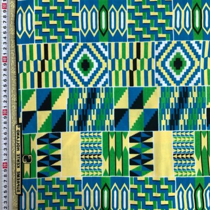 <span style="color: #ff6347; font-style: bold;">【売切】</span><br>075アフリカ布<br>ブルー＆グリーン