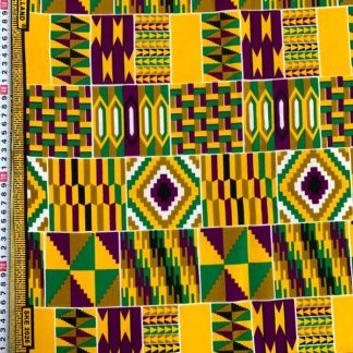 <span style="color: #ff6347; font-style: bold;">【売切】</span><br>073アフリカ布<br>イエロー＆グリーン