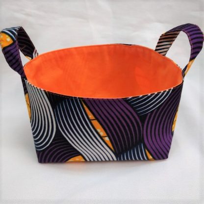 <span style="color: #ff6347; font-style: bold;">【売切】</span><br>093<br>アフリカ布で作った小物入れ（小）<br>パープル