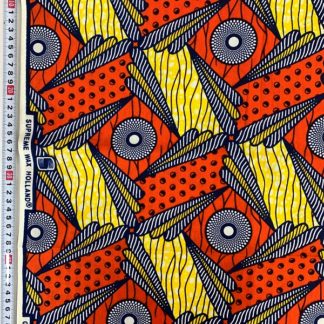 <span style="color: #ff6347; font-style: bold;">【売切】</span><br>183アフリカ布<br>オレンジ