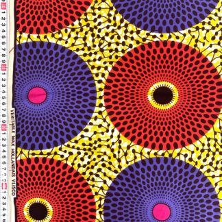 <span style="color: #ff6347; font-style: bold;">【売切】</span><br>103アフリカ布<br>レッド&パープル