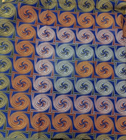 <span style="color: #ff6347; font-style: bold;">【売切】</span><br>172アフリカ布<br>マルチカラー - 画像 (2)