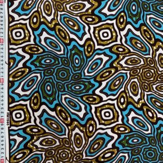 <span style="color: #ff6347; font-style: bold;">【売切】</span><br>034アフリカ布<br>ブルー＆ブラウン