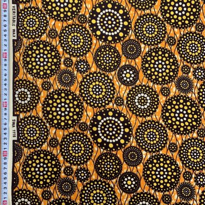 <span style="color: #ff6347; font-style: bold;">【売切】</span><br>174アフリカ布<br>オレンジ