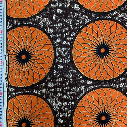 <span style="color: #ff6347; font-style: bold;">【売切】</span><br>148アフリカ布<br>オレンジ