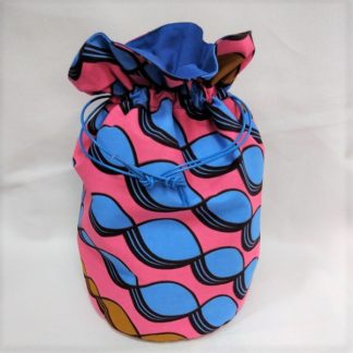 <span style="color: #ff6347; font-style: bold;">【売切】</span><br>085<br>ハネ付き丸底巾着<br>ピンク＆ブルー