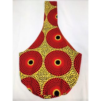 <span style="color: #ff6347; font-style: bold;">【売切】</span><br>081<br>アフリカ布の<br>斜めがけバッグ<br>レッドサークル