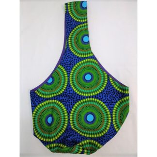 <span style="color: #ff6347; font-style: bold;">【売切】</span><br>077<br>アフリカ布の<br>斜めがけバッグ<br>グリーンサークル