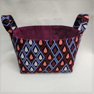 <span style="color: #ff6347; font-style: bold;">【売切】</span><br>198<br>アフリカ布で作った小物入れ（小）<br>パープル