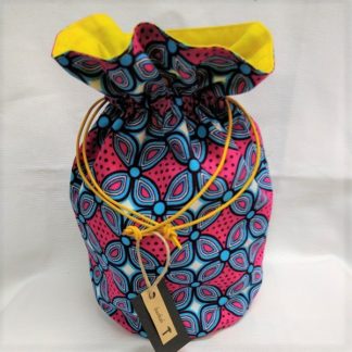 <span style="color: #ff6347; font-style: bold;">【売切】</span><br>081<br>ハネ付き丸底巾着<br>ピンク＆ブルー