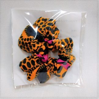 <span style="color: #ff6347; font-style: bold;">【売切】</span><br>063<br>アフリカ布でつくったシュシュ