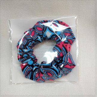 <span style="color: #ff6347; font-style: bold;">【売切】</span><br>045<br>アフリカ布でつくったシュシュ