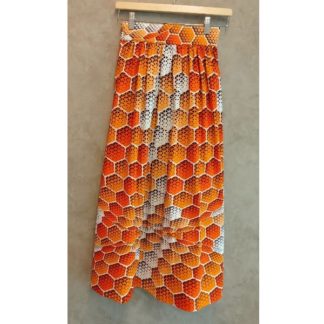 <span style="color: #ff6347; font-style: bold;">【売切】</span><br>088<br>アフリカ布の<br>スカート<br>コムハニー