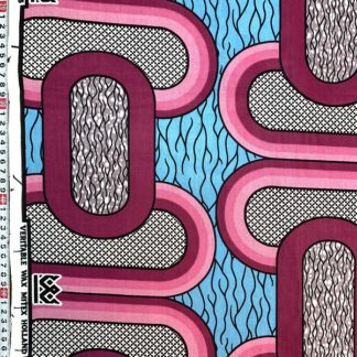 <span style="color: #ff6347; font-style: bold;">【売切】</span><br>037アフリカ布<br>ピンク＆ライトブルー