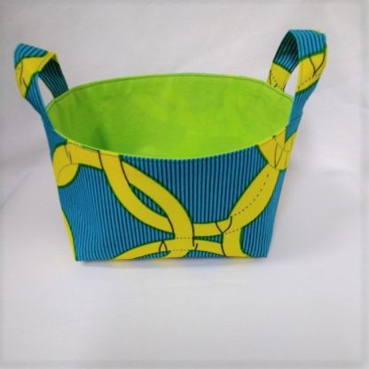 <span style="color: #ff6347; font-style: bold;">【売切】</span><br>178<br>アフリカ布で作った小物入れ（小）<br>イエローサークル