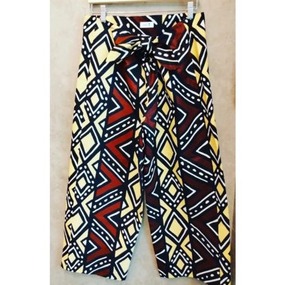 <span style="color: #ff6347; font-style: bold;">【売切】</span><br>076<br>アフリカ布の<br>パンツ<br>ゼブラミックス