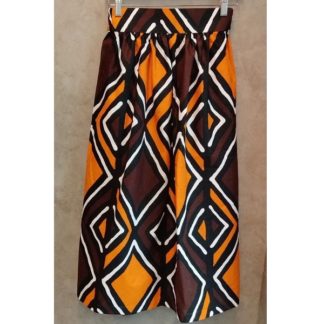 <span style="color: #ff6347; font-style: bold;">【売切】</span><br>080<br>アフリカ布の<br>スカート<br>ゼブラ濃