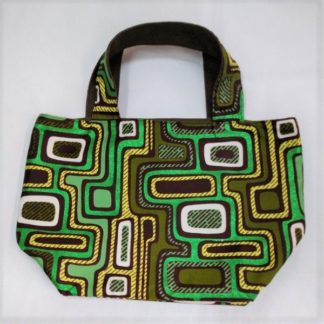 <span style="color: #ff6347; font-style: bold;">【売切】</span><br>073アフリカ布のトートバッグ<br>中<br>グリーンラメ