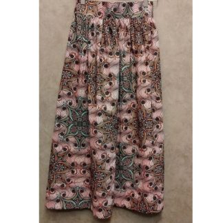 <span style="color: #ff6347; font-style: bold;">【売切】</span><br>063<br>アフリカ布の<br>スカート<br>light_pink