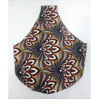 <span style="color: #ff6347; font-style: bold;">【売切】</span><br>033<br>アフリカ布の<br>肩がけバッグ<br>ブラウン