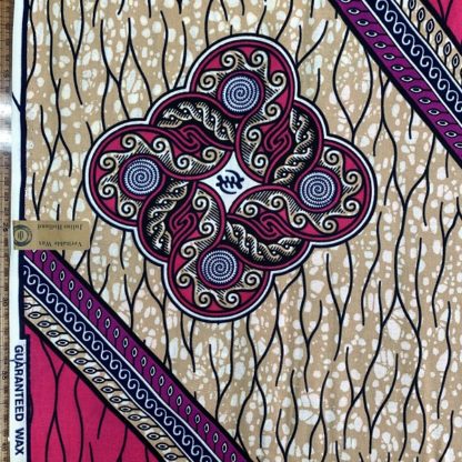 <span style="color: #ff6347; font-style: bold;">【売切】</span><br>021アフリカ布<br>◎オランダ直輸入<br>pink