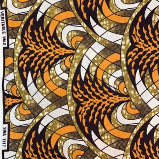 <span style="color: #ff6347; font-style: bold;">【売切】</span><br>098アフリカ布<br>◎オランダ直輸入<br>オレンジ