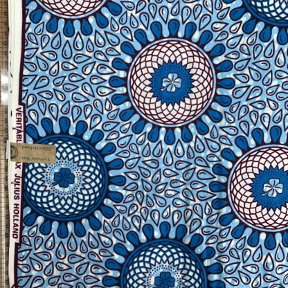 <span style="color: #ff6347; font-style: bold;">【売切】</span><br>026アフリカ布<br>◎オランダ直輸入<br>blue