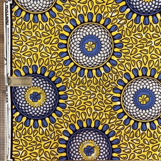 <span style="color: #ff6347; font-style: bold;">【売切】</span><br>027アフリカ布<br>◎オランダ直輸入<br>yellow